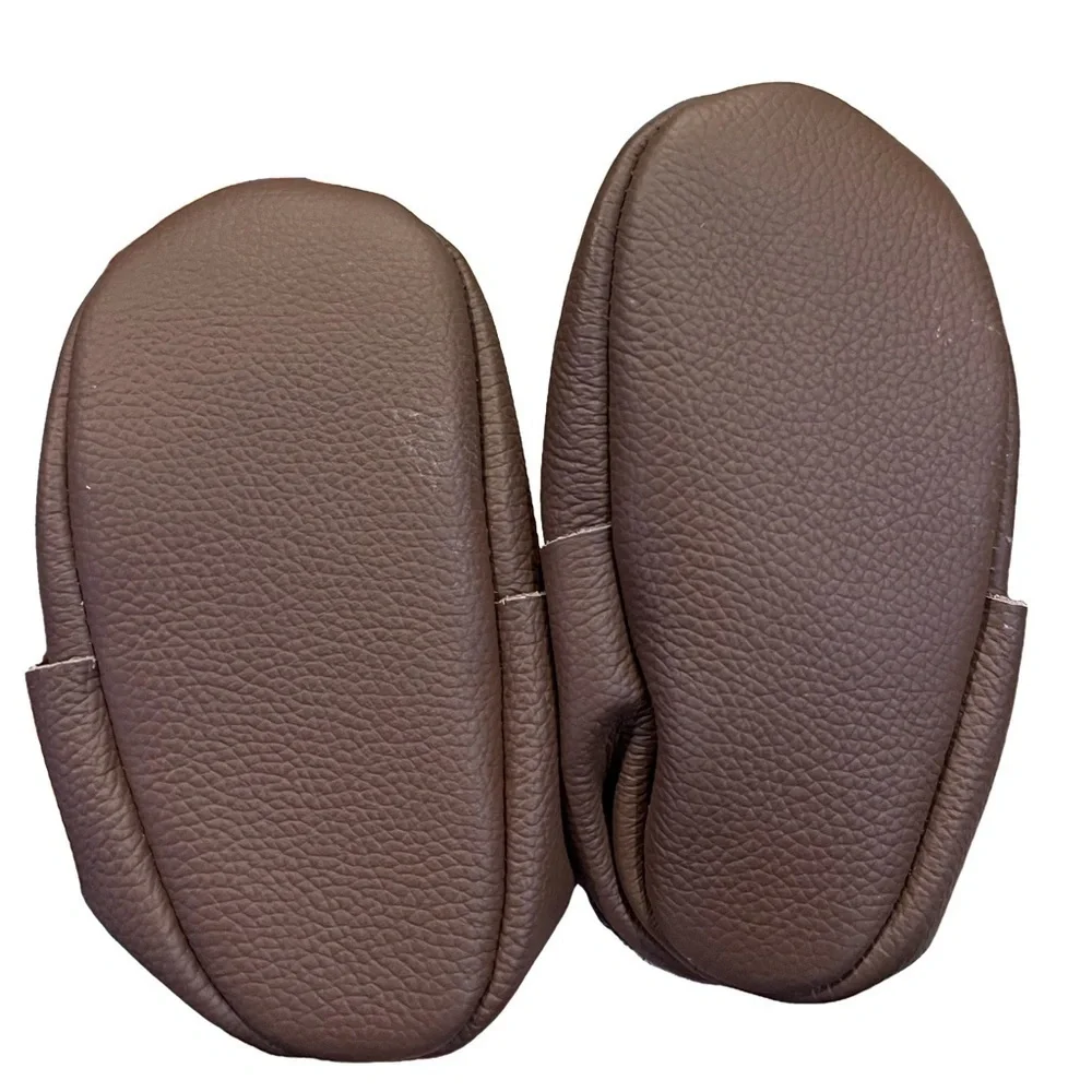 Faux leather mocassins